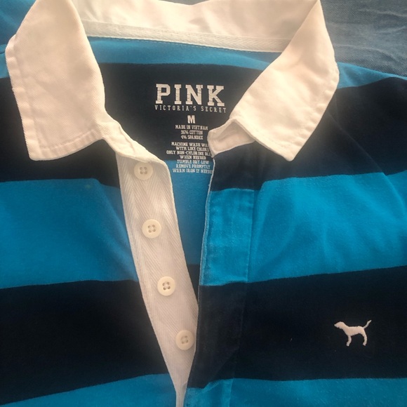 “PINK” VICTORIA SECRET rugby/polo shirt - Picture 5 of 11